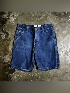 SIZE 32 Blue Red Head Denim Carpenter Jorts